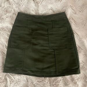 Faux Suede Skirt